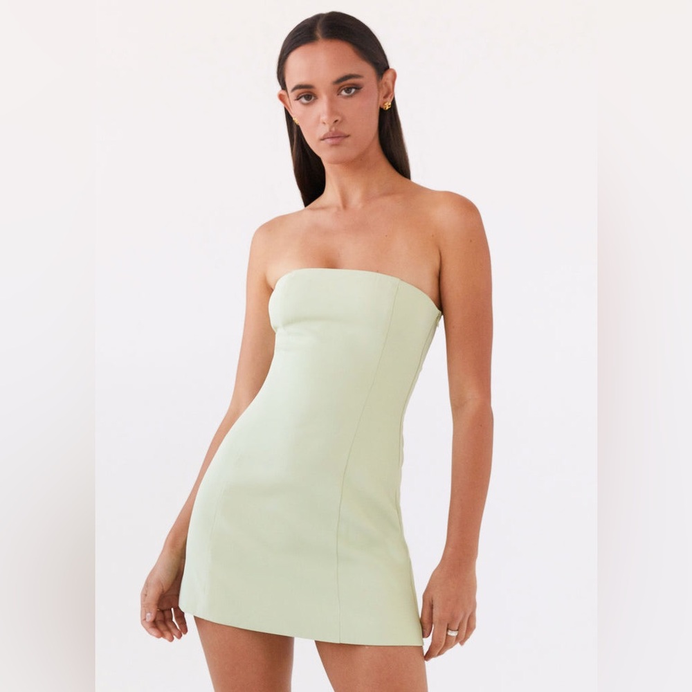 Peppermayo Light Green Mini Dress